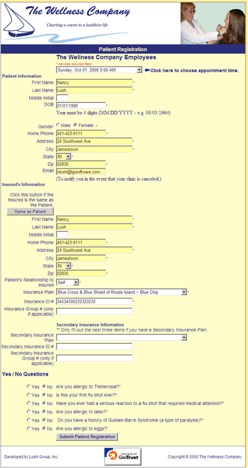 Patient Registration